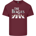 The Beagles Funny Dog Parody Mens Cotton T-Shirt Tee Top Maroon