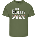 The Beagles Funny Dog Parody Mens Cotton T-Shirt Tee Top Military Green
