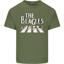 The Beagles Funny Dog Parody Mens Cotton T-Shirt Tee Top Military Green