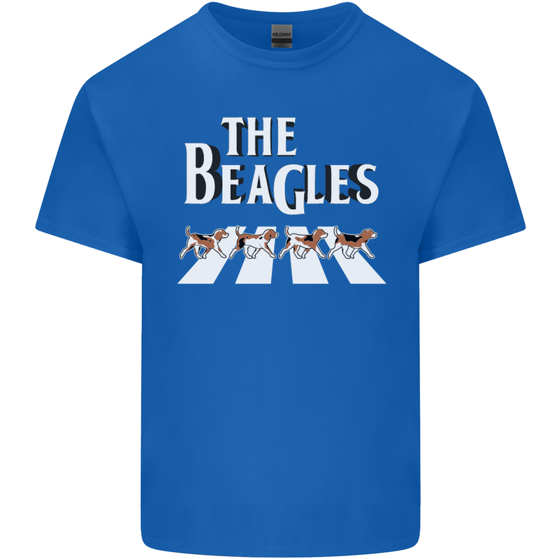 The Beagles Funny Dog Parody Mens Cotton T-Shirt Tee Top Royal Blue