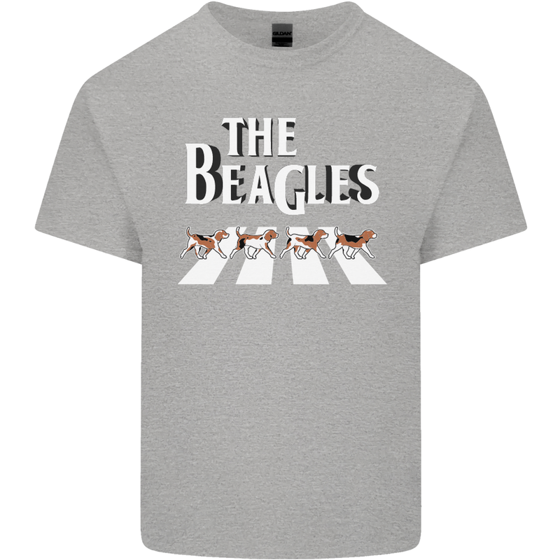 The Beagles Funny Dog Parody Mens Cotton T-Shirt Tee Top Sports Grey