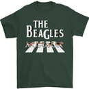 The Beagles Funny Dog Parody Mens T-Shirt Cotton Gildan Forest Green