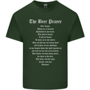The Beer Prayer Funny Alcohol Mens Cotton T-Shirt Tee Top Forest Green