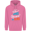 The Best Views Come From the Hardest Climb Childrens Kids Hoodie Azalea