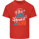 The Best Views Come From the Hardest Climb Kids T-Shirt Childrens Red