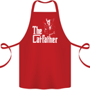 The Cat Father Parody Kitten Lover Animal Cotton Apron 100% Organic Red