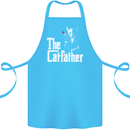 The Cat Father Parody Kitten Lover Animal Cotton Apron 100% Organic Turquoise