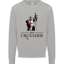 The Cusader Knights Templar St Georges Day Kids Sweatshirt Jumper Sports Grey