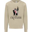 The Cusader Knights Templar St Georges Day Mens Sweatshirt Jumper Sand