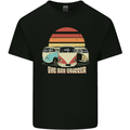 The Day Tripper Campervan Caravanning Mens Cotton T-Shirt Tee Top Black