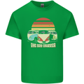 The Day Tripper Campervan Caravanning Mens Cotton T-Shirt Tee Top Irish Green