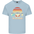 The Day Tripper Campervan Caravanning Mens Cotton T-Shirt Tee Top Light Blue