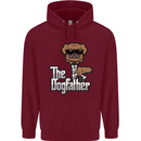 The Dog Father Funny Fathers Day Dad Daddy Mens 80% Cotton Hoodie Maroon