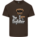 The Dog Father Funny Fathers Day Dad Daddy Mens Cotton T-Shirt Tee Top Dark Chocolate