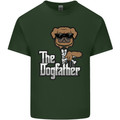 The Dog Father Funny Fathers Day Dad Daddy Mens Cotton T-Shirt Tee Top Forest Green