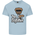The Dog Father Funny Fathers Day Dad Daddy Mens Cotton T-Shirt Tee Top Light Blue