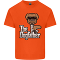 The Dog Father Funny Fathers Day Dad Daddy Mens Cotton T-Shirt Tee Top Orange