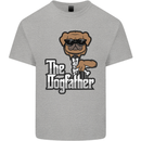 The Dog Father Funny Fathers Day Dad Daddy Mens Cotton T-Shirt Tee Top Sports Grey