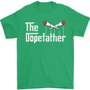 The Dopefather Funny Weed Drugs Cannabis Mens T-Shirt Cotton Gildan Irish Green