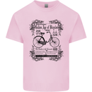 The Golden Age of Bicycles Cyclist Cycling Kids T-Shirt Childrens Light Pink
