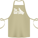 The Golfather Funny Golfer Golf Fathers Day Cotton Apron 100% Organic Khaki