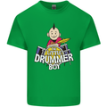 The Little Drummer Boy Funny Drumming Drum Mens Cotton T-Shirt Tee Top Irish Green