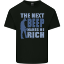 The Next Beep Funny Metal Detecting Kids T-Shirt Childrens Black