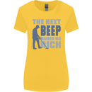 The Next Beep Funny Metal Detecting Womens Wider Cut T-Shirt Yellow