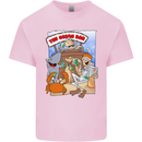 The Ocean Bar Scuba Diving Diver Alcohol Mens Cotton T-Shirt Tee Top Light Pink