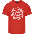 The Ocean Is Calling Scuba Diving Diver Mens Cotton T-Shirt Tee Top Red
