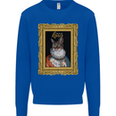 The One True Cat King Funny Mens Sweatshirt Jumper Royal Blue