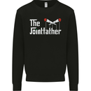 The Pot Father Funny Weed Drugs Cannabis Mens Sweatshirt Jumper Black