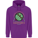 The Power of Sagittarius Woman Star Sign Childrens Kids Hoodie Purple