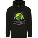The Power of a Aquarius Woman Star Sign Childrens Kids Hoodie Black