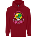 The Power of a Aquarius Woman Star Sign Childrens Kids Hoodie Red