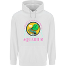 The Power of a Aquarius Woman Star Sign Childrens Kids Hoodie White