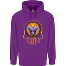 The Power of a Aries Woman Star Sign Childrens Kids Hoodie Purple