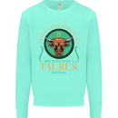 The Power of a Taurus Woman Star Sign Mens Sweatshirt Jumper Peppermint