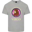 The Power of a Virgo Woman Star Sign Mens Cotton T-Shirt Tee Top Sports Grey