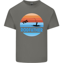 The Rodfather Funny Fishing Rod Father Mens Cotton T-Shirt Tee Top Charcoal