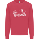 The Rodfather Funny Fishing Rod Father Mens Sweatshirt Jumper Heliconia