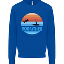 The Rodfather Funny Fishing Rod Father Mens Sweatshirt Jumper Royal Blue