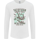 The Skydiver Extreme Sports Skydiving Mens Long Sleeve T-Shirt White