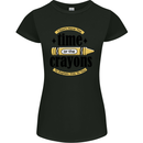 The Time or Crayons Funny Sarcastic Slogan Womens Petite Cut T-Shirt Black