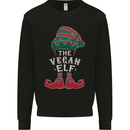 The Vegan Elf Funny Christmas Xmas Mens Sweatshirt Jumper Black