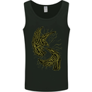 The Viking Raven Symbol Odin Ragnar Tribal Mens Vest Tank Top Black