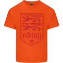 The Vikings Valknut Symbol Lions Valhalla Kids T-Shirt Childrens Orange