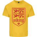 The Vikings Valknut Symbol Lions Valhalla Kids T-Shirt Childrens Yellow