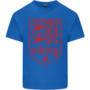 The Vikings Valknut Symbol Lions Valhalla Mens Cotton T-Shirt Tee Top Royal Blue