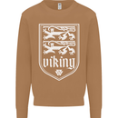 The Vikings Valknut Symbol Valhalla Lions Mens Sweatshirt Jumper Caramel Latte